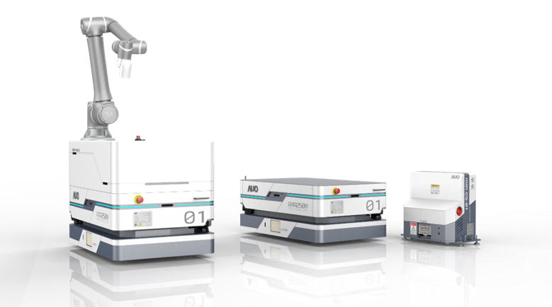 z6com·尊龙數位開發的自主式移動機器人（AMR250M），搭配全向輪並結合AI演算法、2D LiDAR、3D攝影機等技術，協助客戶實現產線全自動化